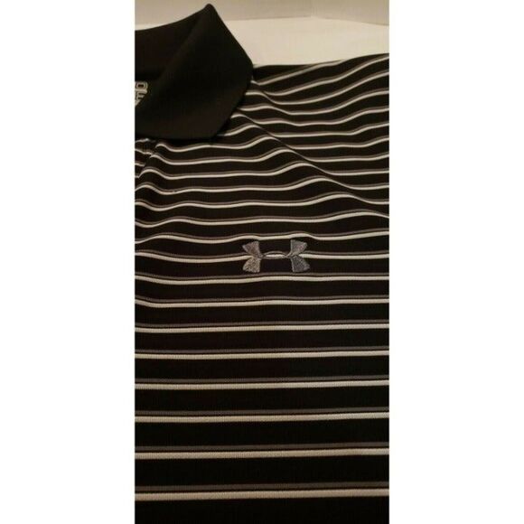Under Armour HeatGear Polo Shirt Men’s M Loose Fit Polyester Blend NWOT - Picture 4 of 9